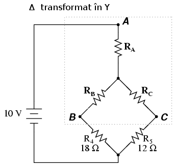 punte electrică dezechilibrată Δ transformat în Y 00253.png