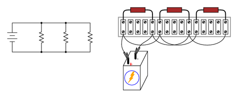 regletă de conexiuni; circuit paralel 00451.png