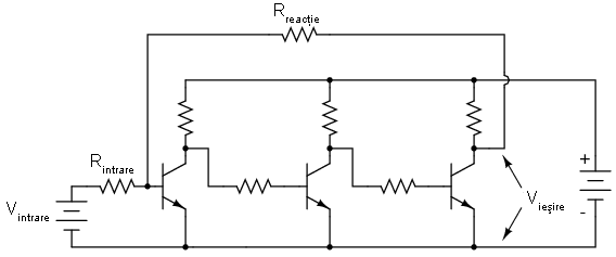 amplificator emitor comun în trei etaje cu reacţie negativă 03321.png