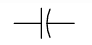 simbolul condensatorului folosit în circuitele logice digitale 04023.png