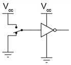 poartă inversoare; circuit de alimentare complet 04072.png