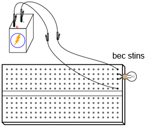 circuit electric pe o placă de test; scurt-circuit 05054.png