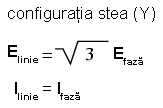 relaţia dintre tensiunile/curenţii de linie şi tensiunile/curenţii de fază într-o sistem de tensiuni trifazate în configuraţie stea 12115.png